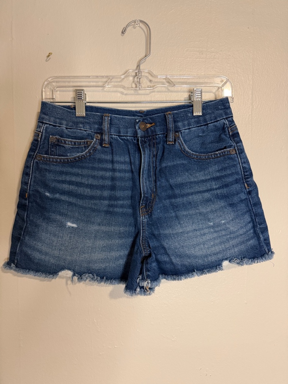 American Eagle Outfitters Dark Blue Curvy 90s Boyfriend Short